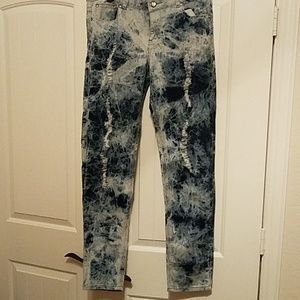 A comfortable pair of distress jeans